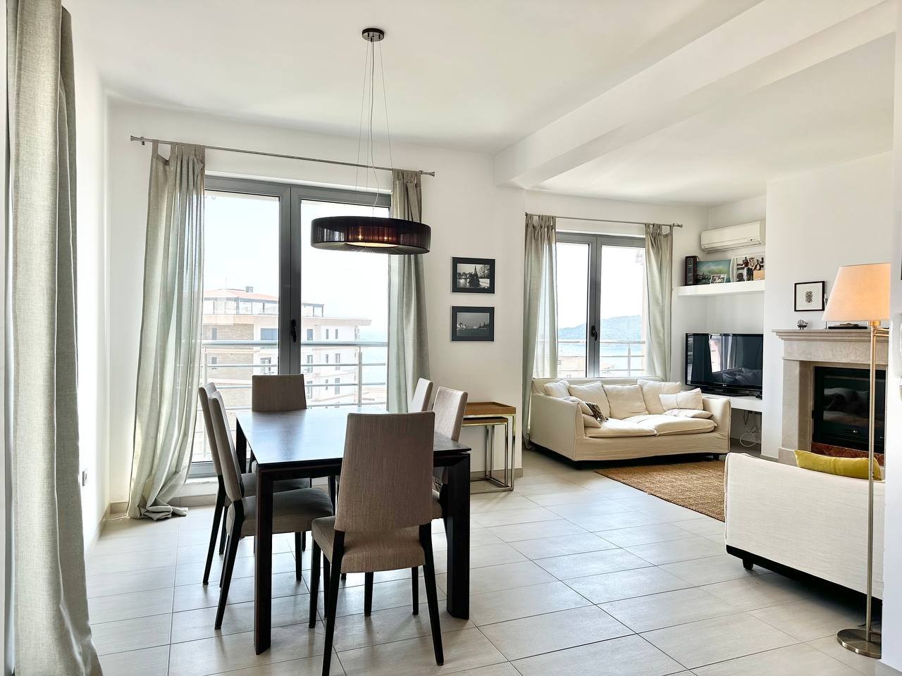 Bečići Penthouse 115 m² — Interior living space